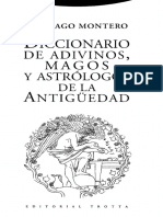 Montero, S. - Diccionario de Adivinos, Magos y Astrólogos de La Antigüedad