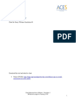 Patient Chart: Chart For Henry Williams Simulation #1