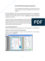 Cara Membuat File PDF Dari Dokumen Hasil Scan