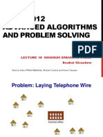 SWEN 5012 Advanced Algorithms and Problem Solving: Lecture 10 Minimum Spanning Trees Beakal Gizachew