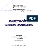 Administracion de Servicios Hospitalarios