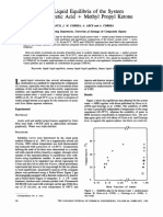 Liquid-Liquid Equilibria of the System Water + Acetic Acid + Methyl Propyl Ketone