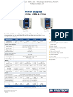 BK Precison 1730A PWR Supply - Datasheet