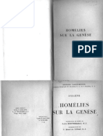 Homélies Sur La Genèse by Origene