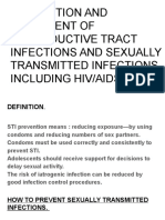 Prevention and Treatment of Reproductive Tract Infections and Sexually Transmitted Infections Including Hiv/Aids