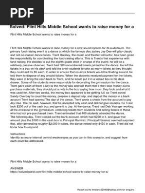 Flint Hills Middle School Wants to Raise Money for A