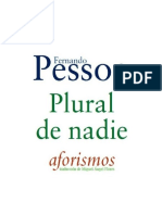 Pessoa, Fernando - Plural de nadie. Aforismos