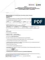 Modelo Formato de Solicitud para Certificacion de Autorreconocimiento