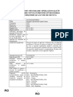 RO: Model Pentru Programe Operaționale În Temeiul Obiectivului Privind Investițiile Pentru Creștere Și Locuri de Muncă