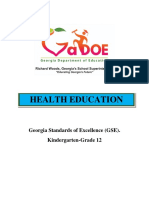 Georgia Health Education Standards