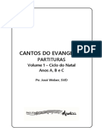 Partituras Catolicas Album Cantos Do Evangelho Vol 01 Ciclo Do Natal