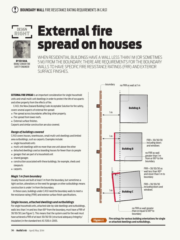 Boundary Wall Fire Rating Guidelines | PDF | Wall | Window