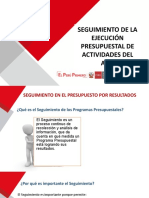 Diapositivas SEGUIMIENTO DE LA EJECUCIÓN DE ACTIVIDADES ATM 2020