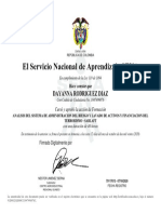 Certificado Curso Del Sena 3