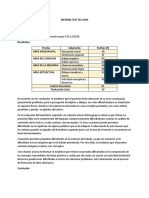 Informe Test de Luria