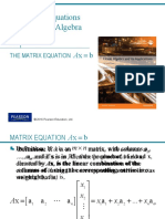 Linear Equations in Linear Algebra: The Matrix Equation