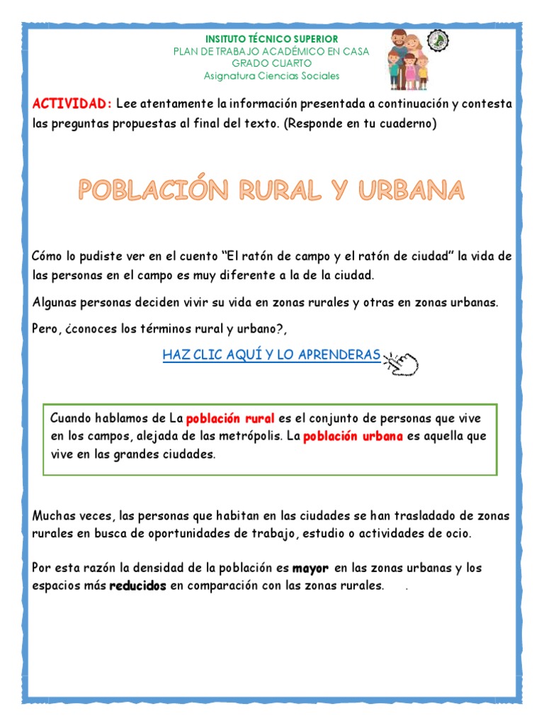 La vida rural y trabajo en el campo