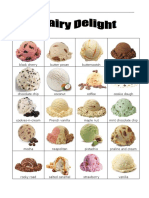 Ice Cream Flavours and Toppings