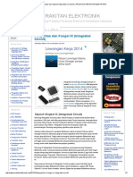 Pengertian, Fungsi Dan Sejarah Integrated Circuit (IC) PRODUKSI PERAKITAN ELEKTRONIK