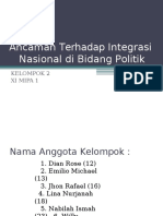 Strategi Mengatasi Ancaman Politik - Kelompok 2