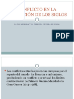 Conflicto en La Transición de Los Siglos: La Paz Armada Y La Primera Guerra Mundial