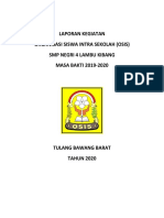 LAPORAN KEGIATAN Osis