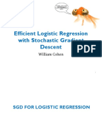 Efficient Logistic Regression With Stochastic Gradient Descent