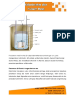 Materi Kalorimeter Dan Hukum Hess