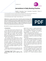 Pain and Care: Interventions in Daily Nursing Practice