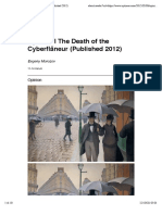 Morozov - The Death of the Cyberflâneur (2012)