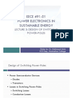 EECE 491-01 Power Electronics in Sustainable Energy: Lecture 3: Design of Switching Power-Poles