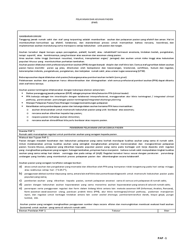 3-Contoh Instrumen PAP | PDF