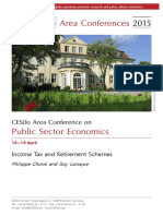 Income Tax and Retirement Schemes: Philippe Choné and Guy Laroque