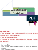 Advérbios: significados e funções