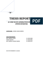 Ac Sine Wave Generation by Using Spwm Inverter
