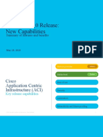 Cisco ACI 5.0 Release: New Capabilities: Summary of Features and Benefits