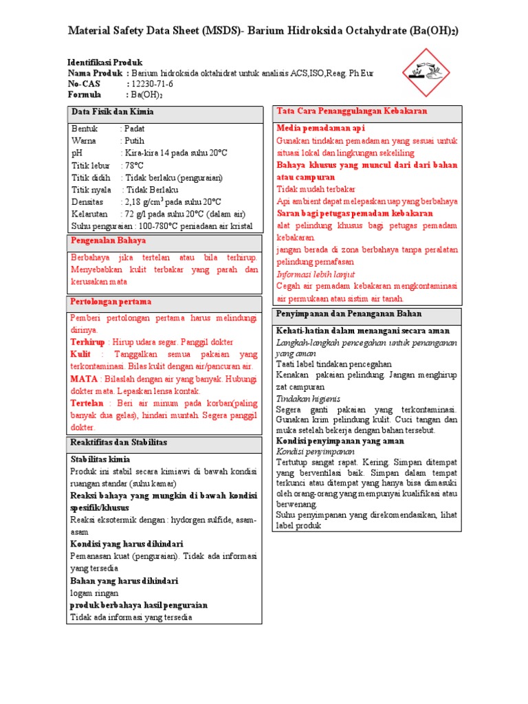 MSDS Fix | PDF