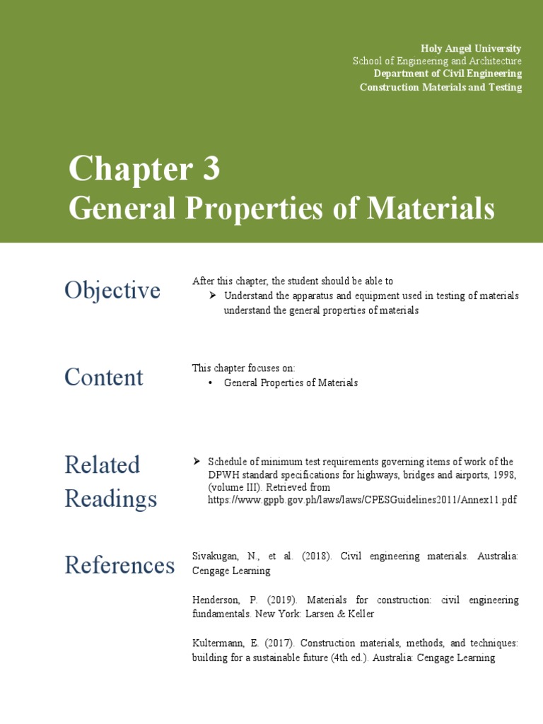 Module 1 Conmatls Chapter 3 1 | PDF | Strength Of Materials | Stress ...