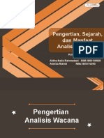 Pengertian, Sejarah, Dan Manfaat Analisis Wacana