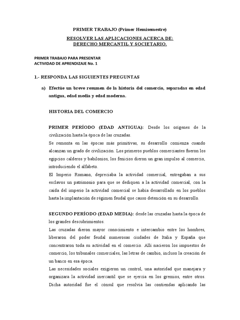 Historia y Fuentes del Derecho Mercantil | PDF | Póliza de seguros | Pagaré