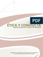 372802821 Co Digo de e Tica y Conducta Superintendencia Financiera de Colombia PDF