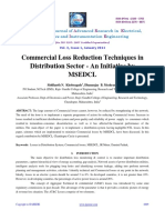 Commercial Loss Reduction Techniques in Distribution Sector - An Initiative by Msedcl