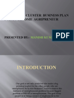 Mushroom Cluster Business Plan For To Become Agripreneur: Presented By