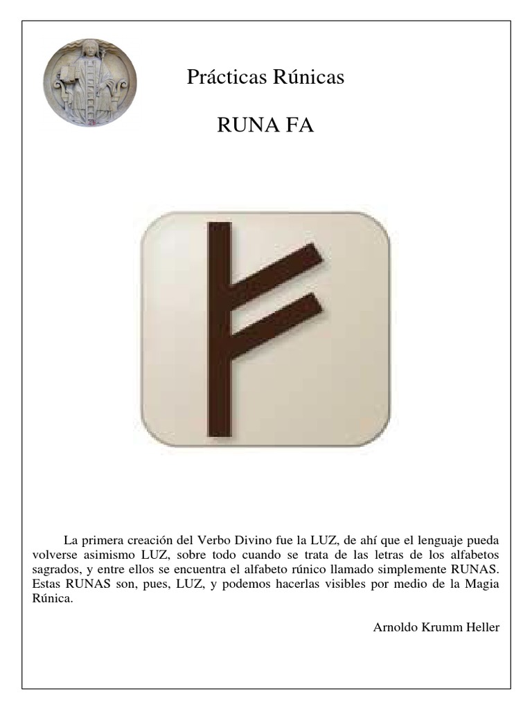 Despertando la Conciencia a través de la Magia Rúnica | PDF | Runas ...