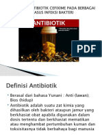 Peranan Antibiotik Cefixim Pada Berbagai Kasus Infeksi Bakteri