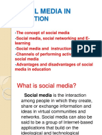 Social Media In: Education