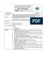 SOP Evaluasi Kesesuaian Layanan Klinis Dengan Rencana Terapi