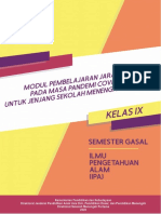 Modul PJJ IPA 9 Gasal