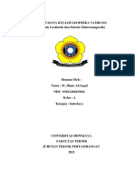 Tugas Geofisika Tambang - M. Ilham Ali Sagaf - 03021281823041 - A - Indralaya