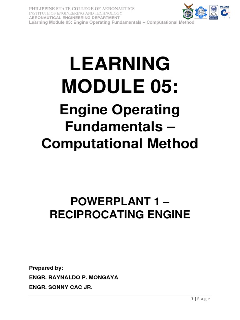 Engine Operating Fundamentals Module | PDF | Computers | Technology ...